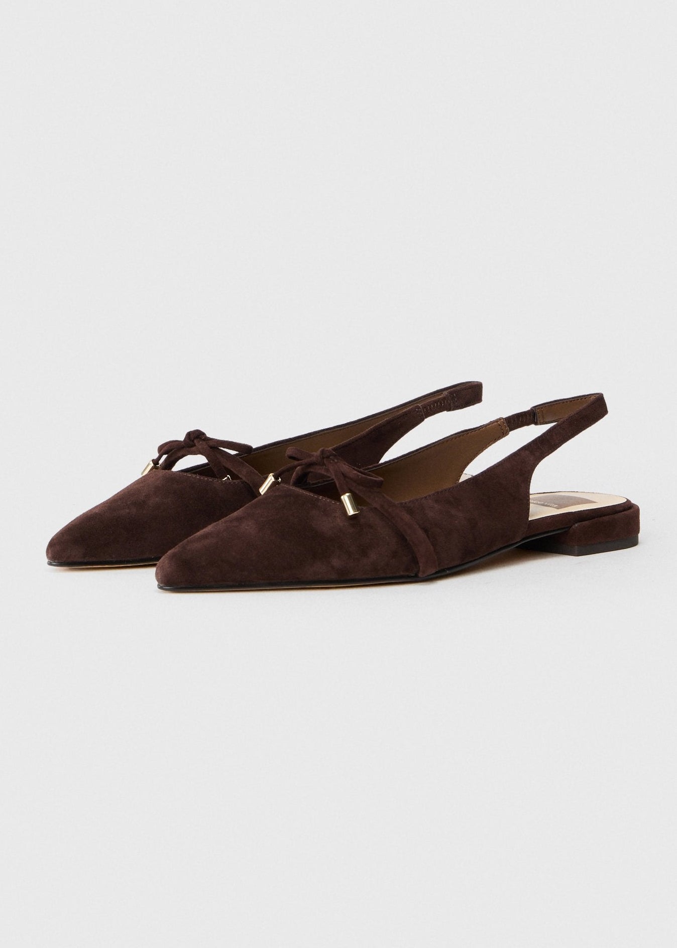 Dolce Vita - Payge Slingback Flats - Mahogany -