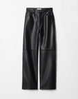 & Other Stories - New Toledo Leather Trousers - Black -