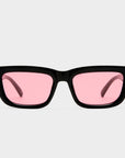 Le Specs - Le Castle Sunglasses - Black/Crimson -