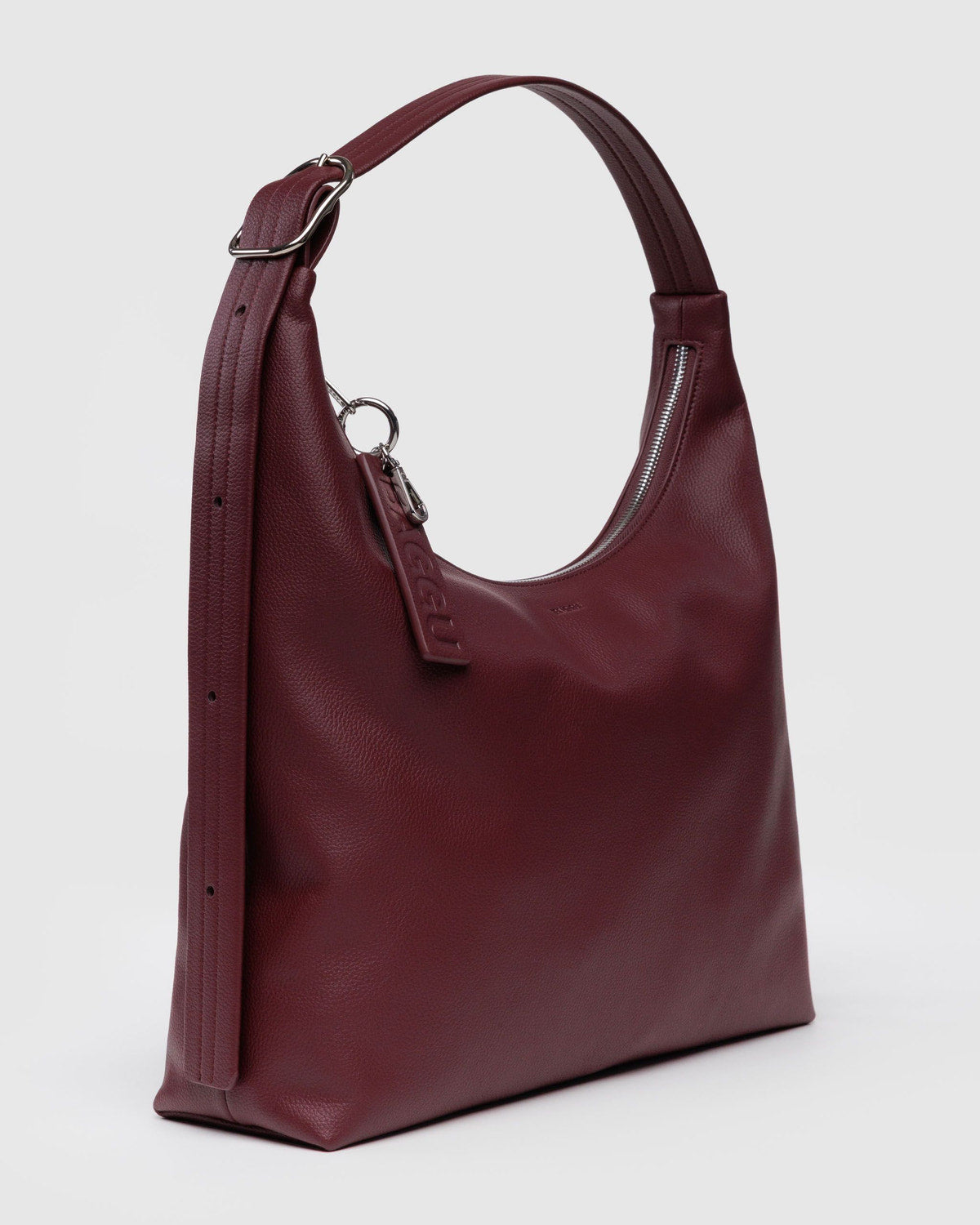 Baggu - Recycled Leather Shoulder Bag - Mahogany -