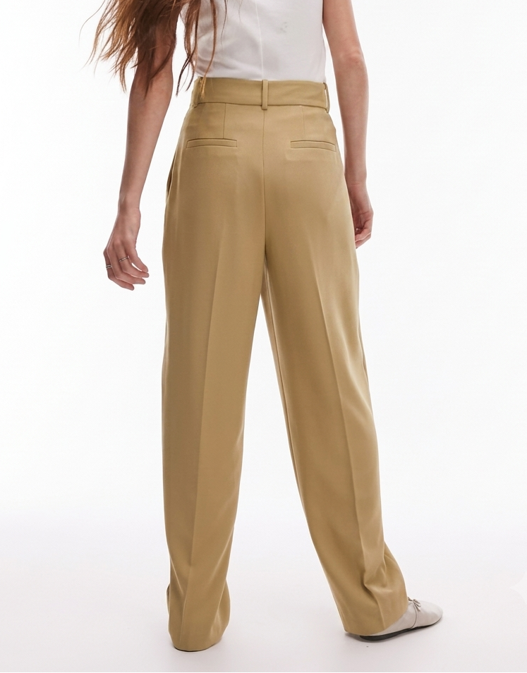 &amp; Other Stories - Tailored Tapered Trouser - Beige -