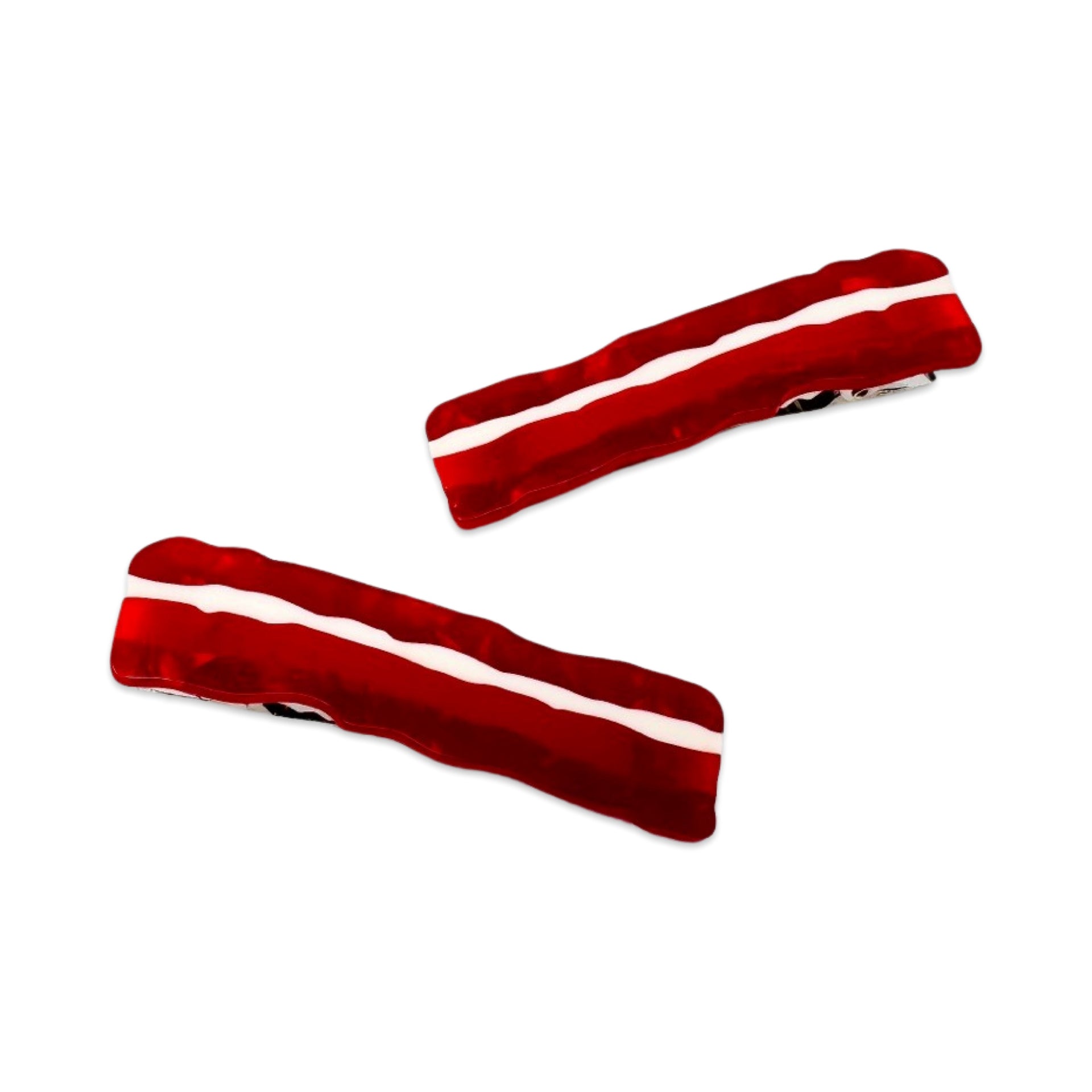 Jenny Lemons - Bacon Alligator Hair Clip Set -