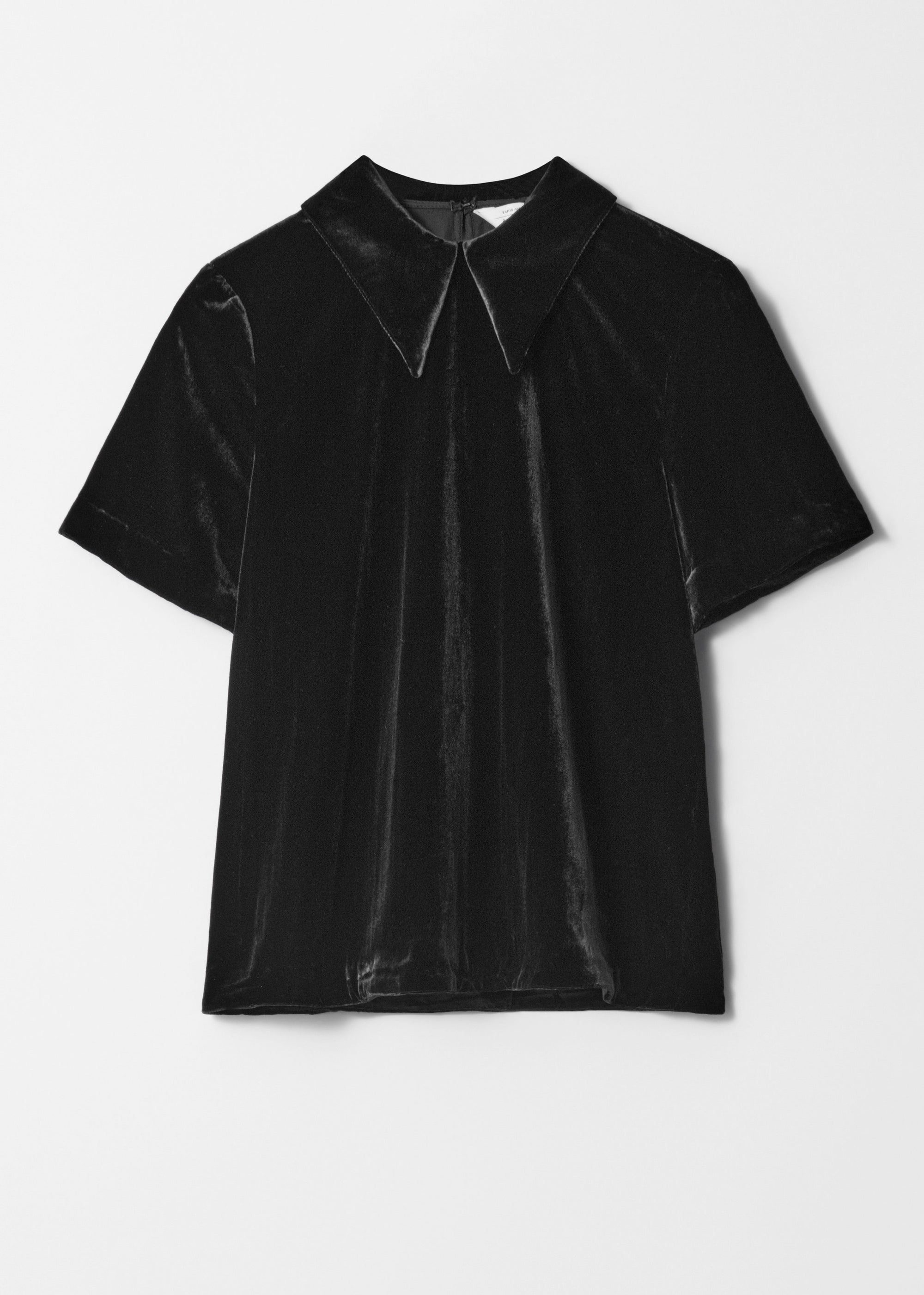 & Other Stories - Etienne Velvet Top - Black -
