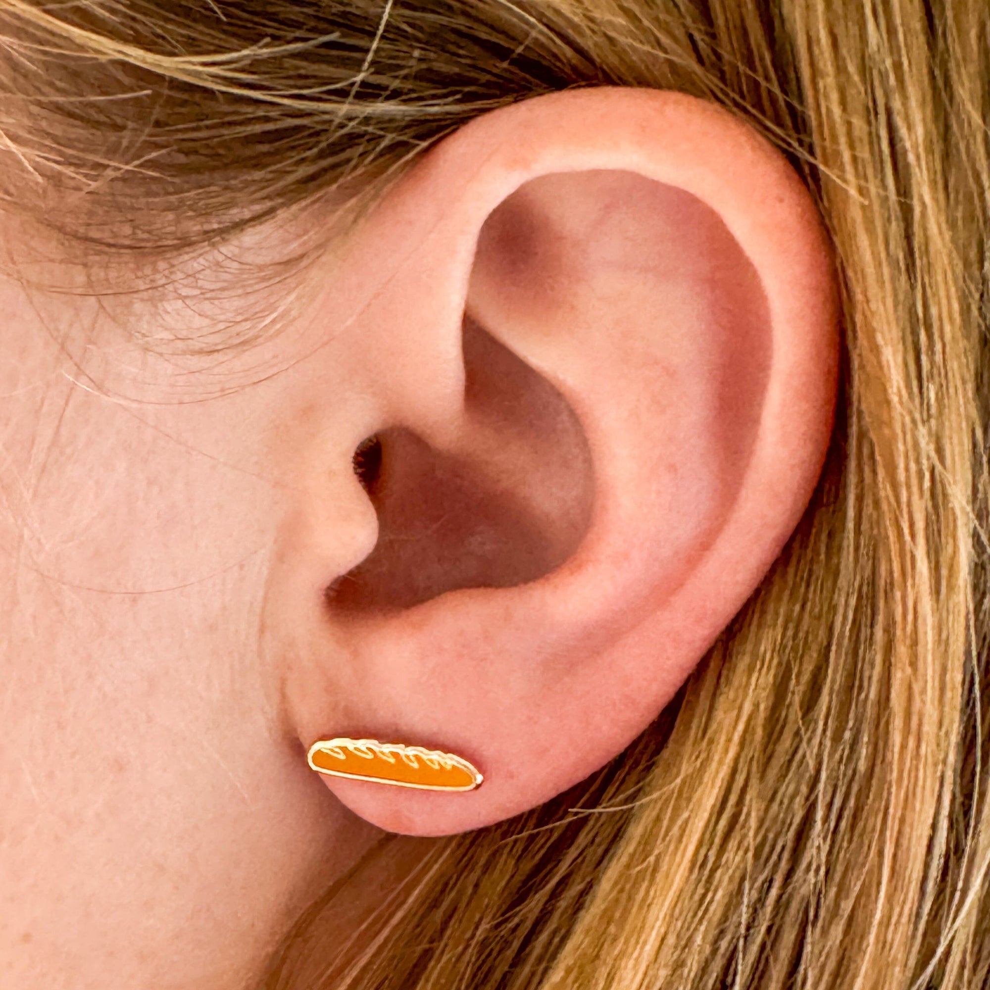 Jenny Lemons - Baguette Enamel Earrings -