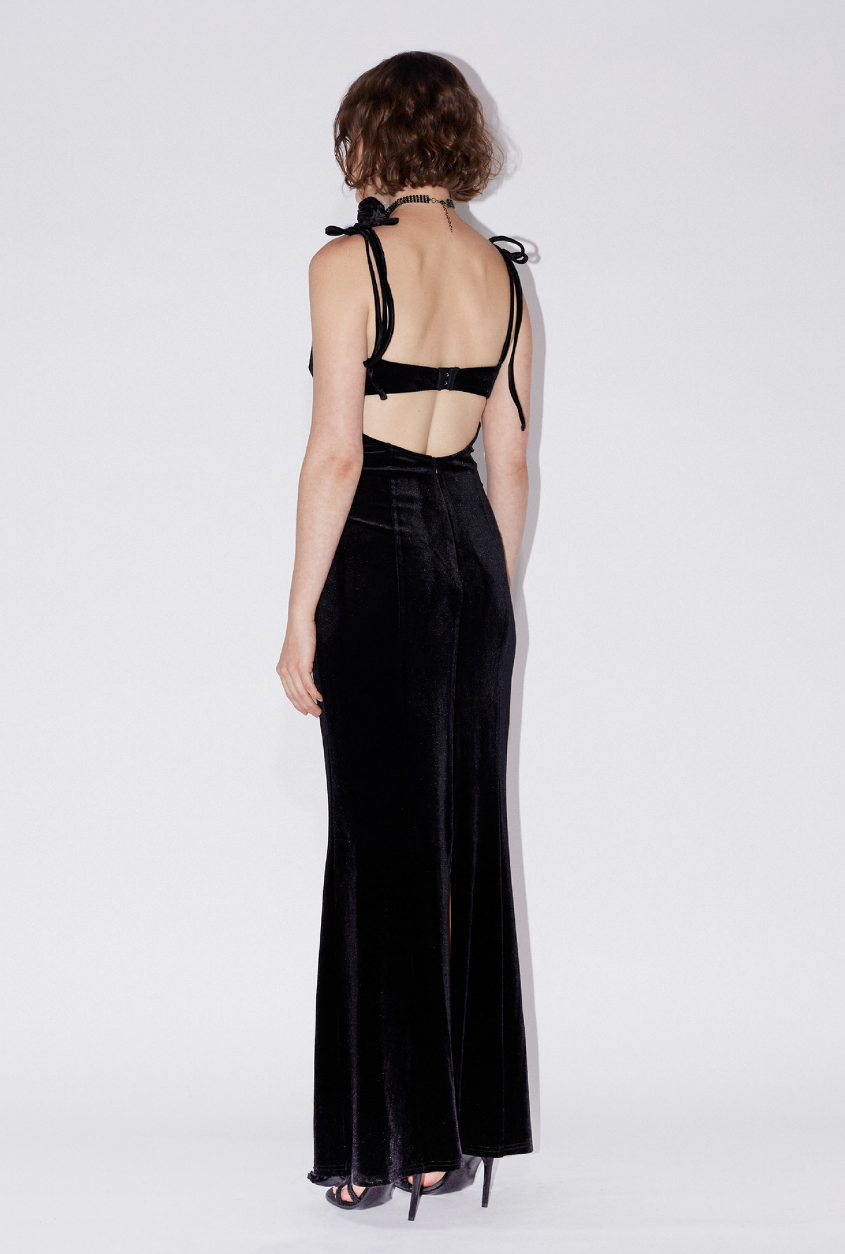 SAEMDI - VERA VELVET BRA DRESS -