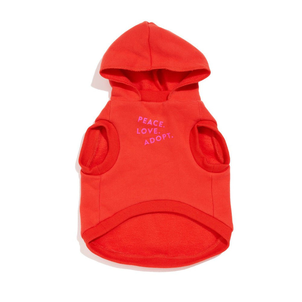Found My Animal - Big Full Heart Animal Hoodie - Coral/Pink -