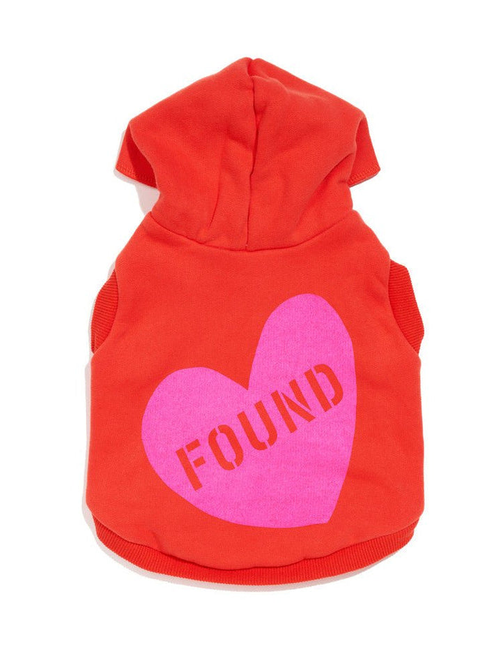 Found My Animal - Big Full Heart Animal Hoodie - Coral/Pink -