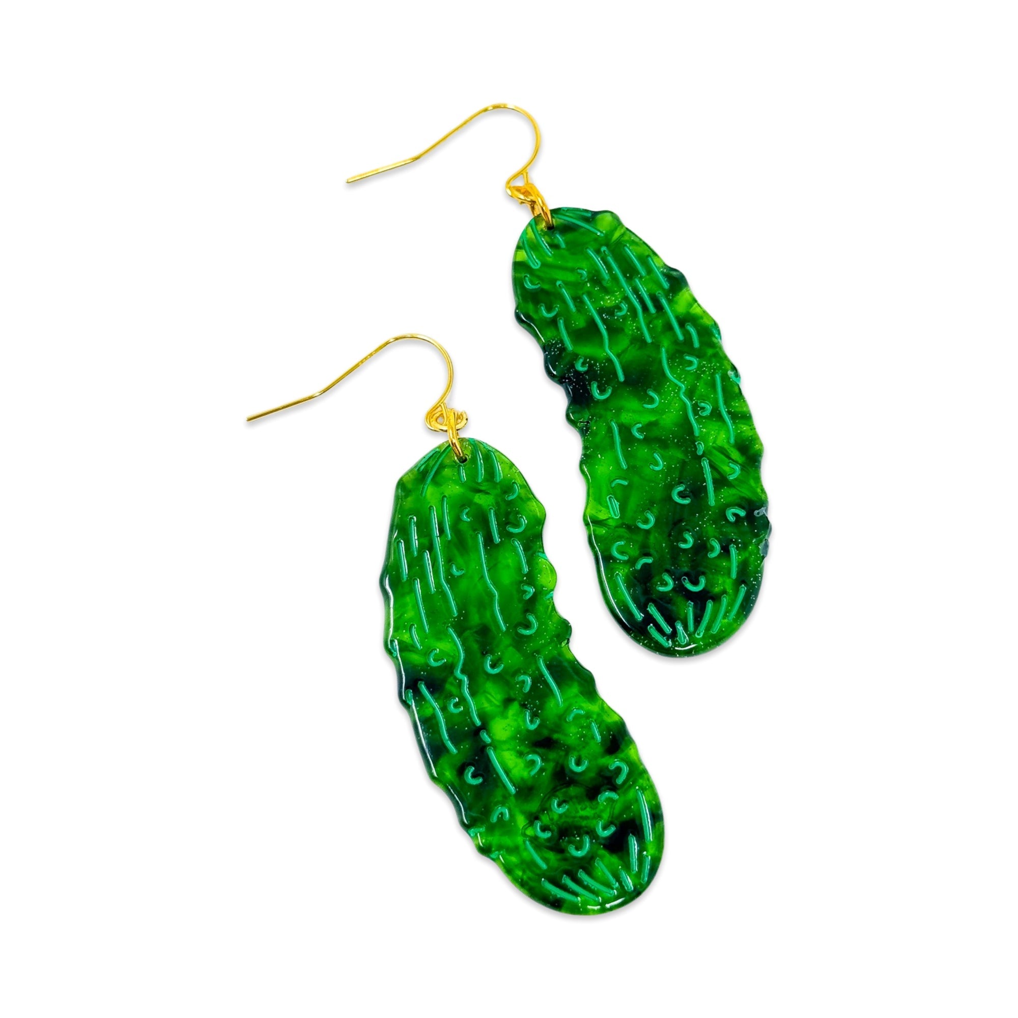 Jenny Lemons - Pickle Acetate Earrings -