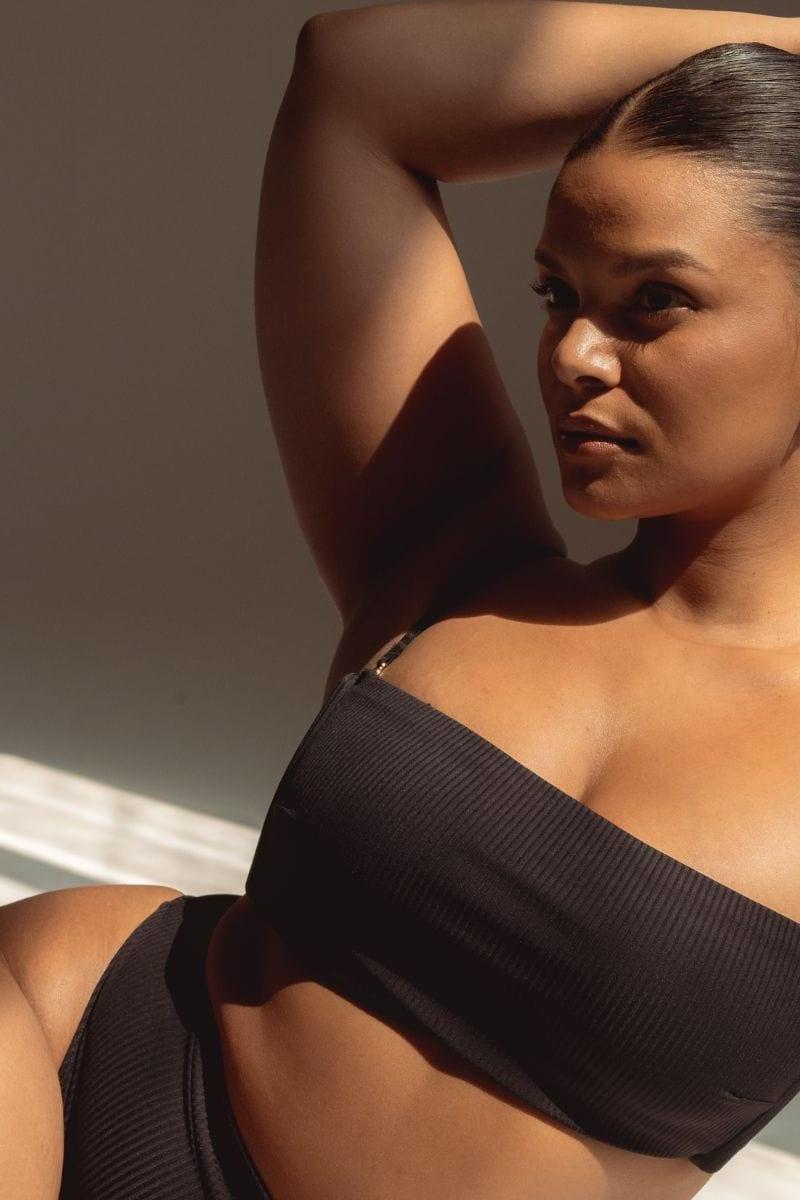 Montce - Black Rib Summer Bikini Top -