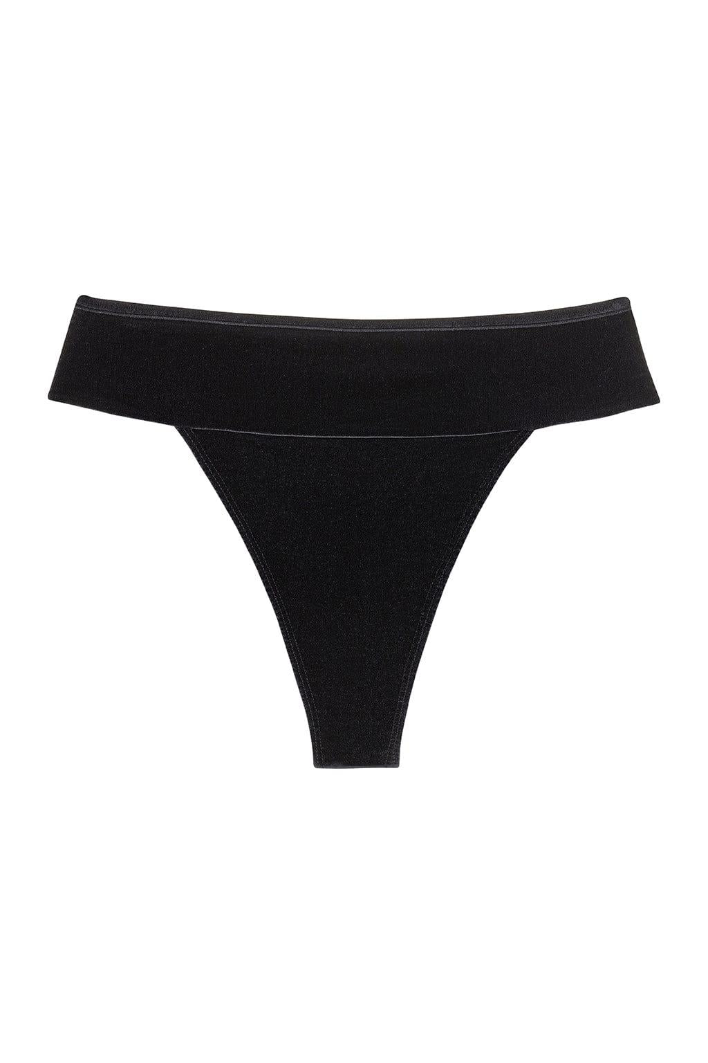 Montce - Black Velvet Tamarindo Binded Bikini Bottom -