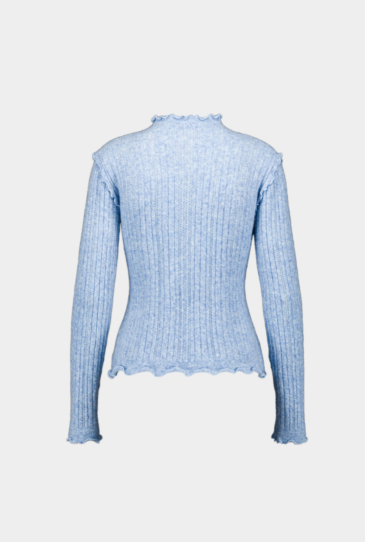 SAEMDI - PIA FRILL MOCK NECK KNIT -