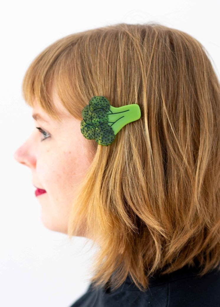 Jenny Lemons - Broccoli Alligator Hair Clip -