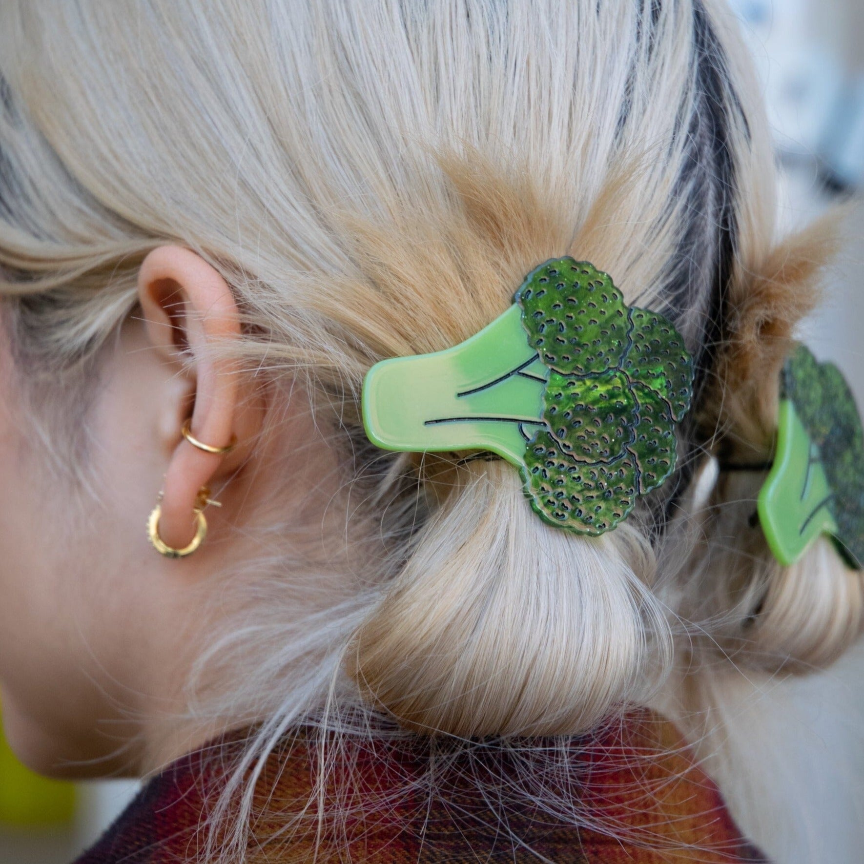 Jenny Lemons - Broccoli Alligator Hair Clip -