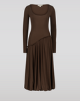 SAEMDI - NOLA ASYMMETRIC HIP DRESS -