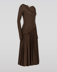 SAEMDI - NOLA ASYMMETRIC HIP DRESS -