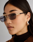 Le Specs - Le Mimi Sunglasses - Gold -