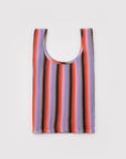 Baggu - Pleated Baggu - Gradient Stripe Poppy & Lilac -