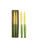 Twisted Taper Candles Set of 2 - Yellow/Green