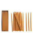 Creative Co. - Thin Taper Candles Set of 24 - Camel -