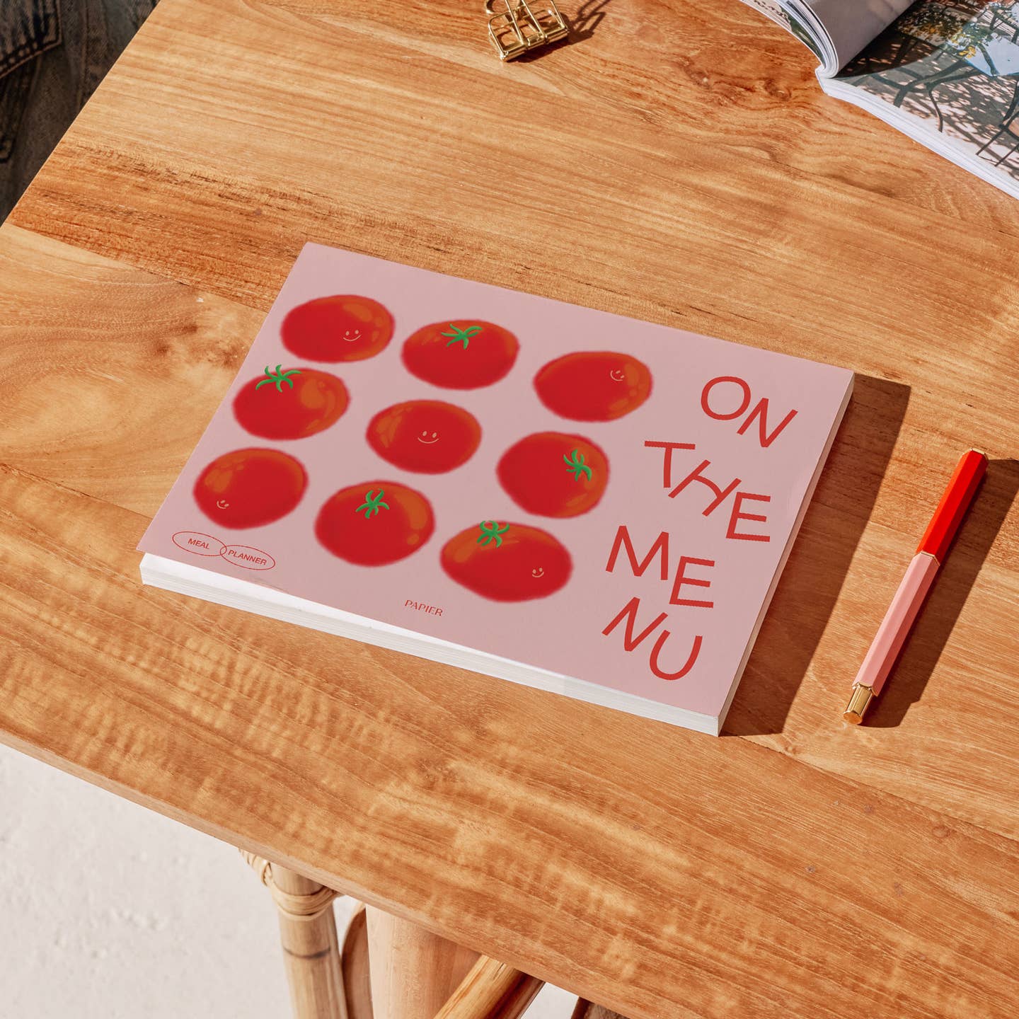 Papier - On The Menu Meal Planner - Tomatoes -