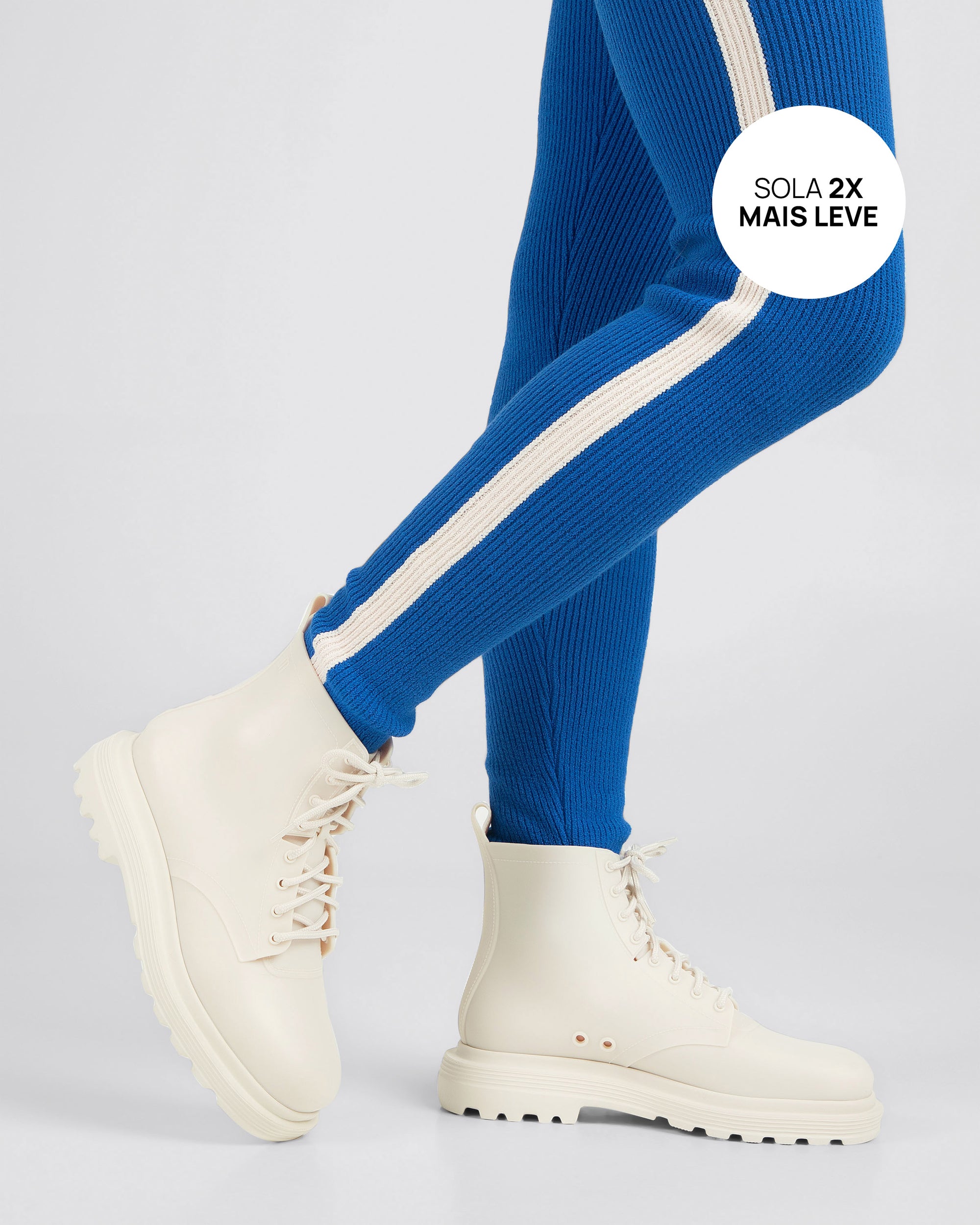 Melissa - Coturno Soft Boot - Beige -