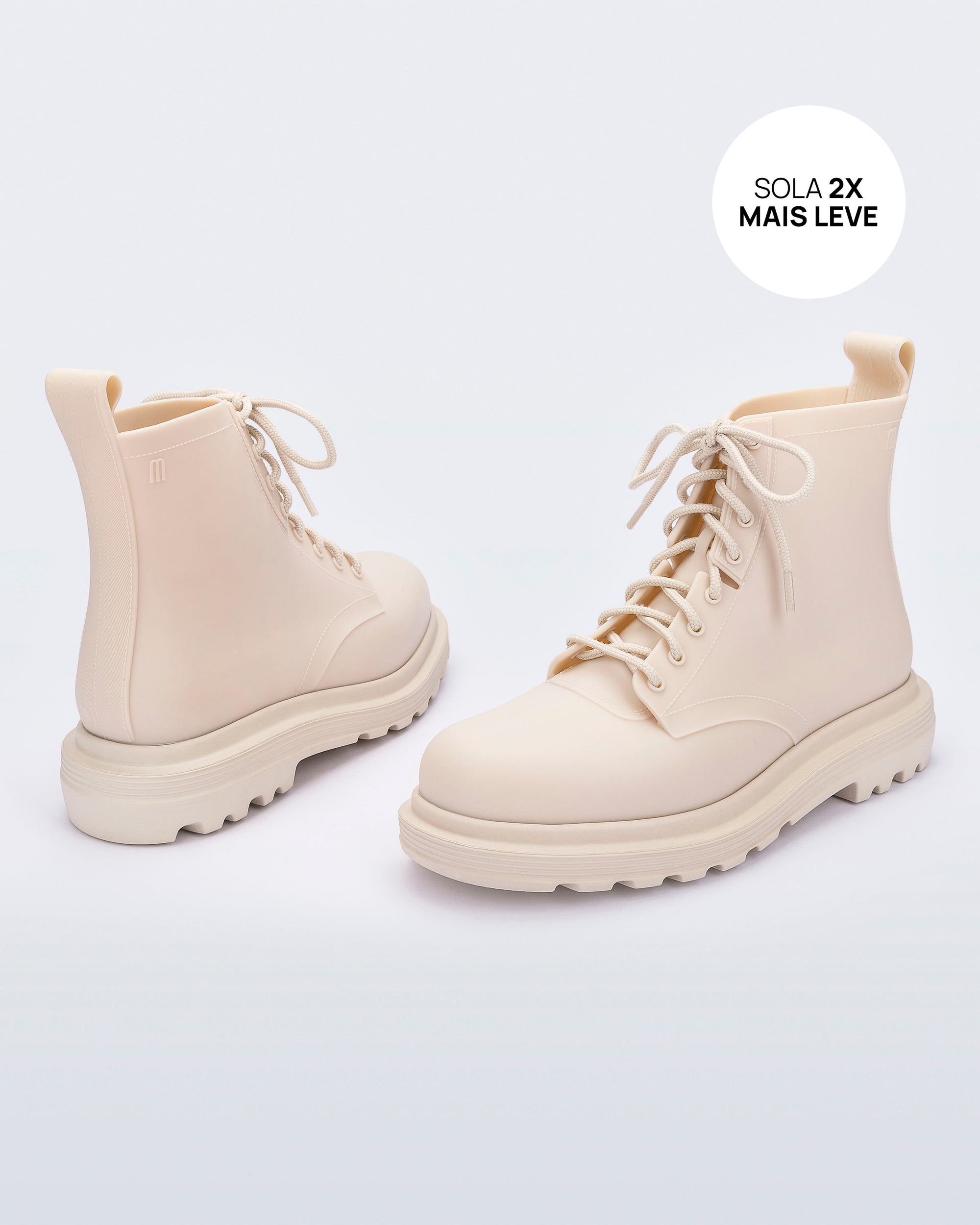 Melissa - Coturno Soft Boot - Beige -