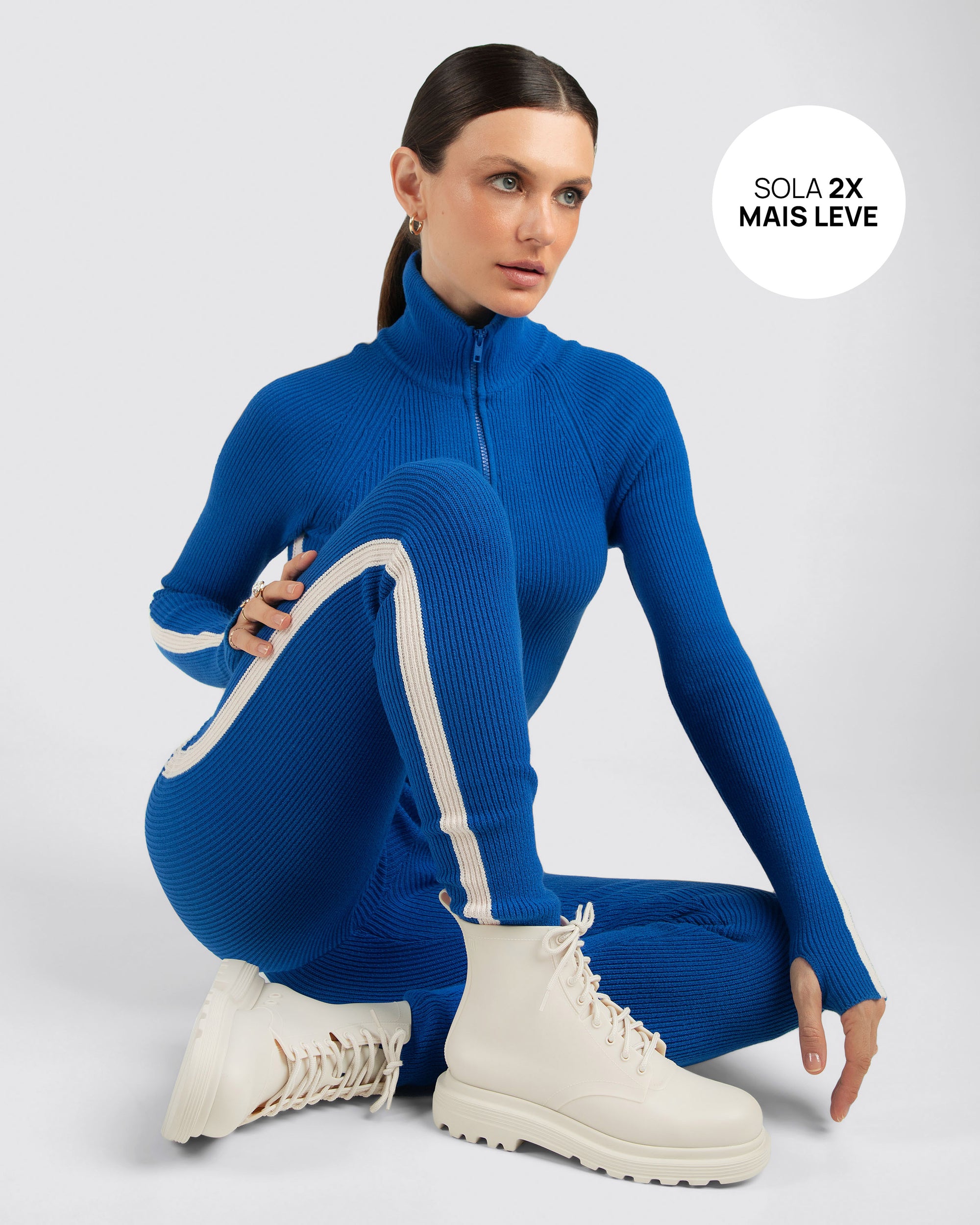 Melissa - Coturno Soft Boot - Beige -