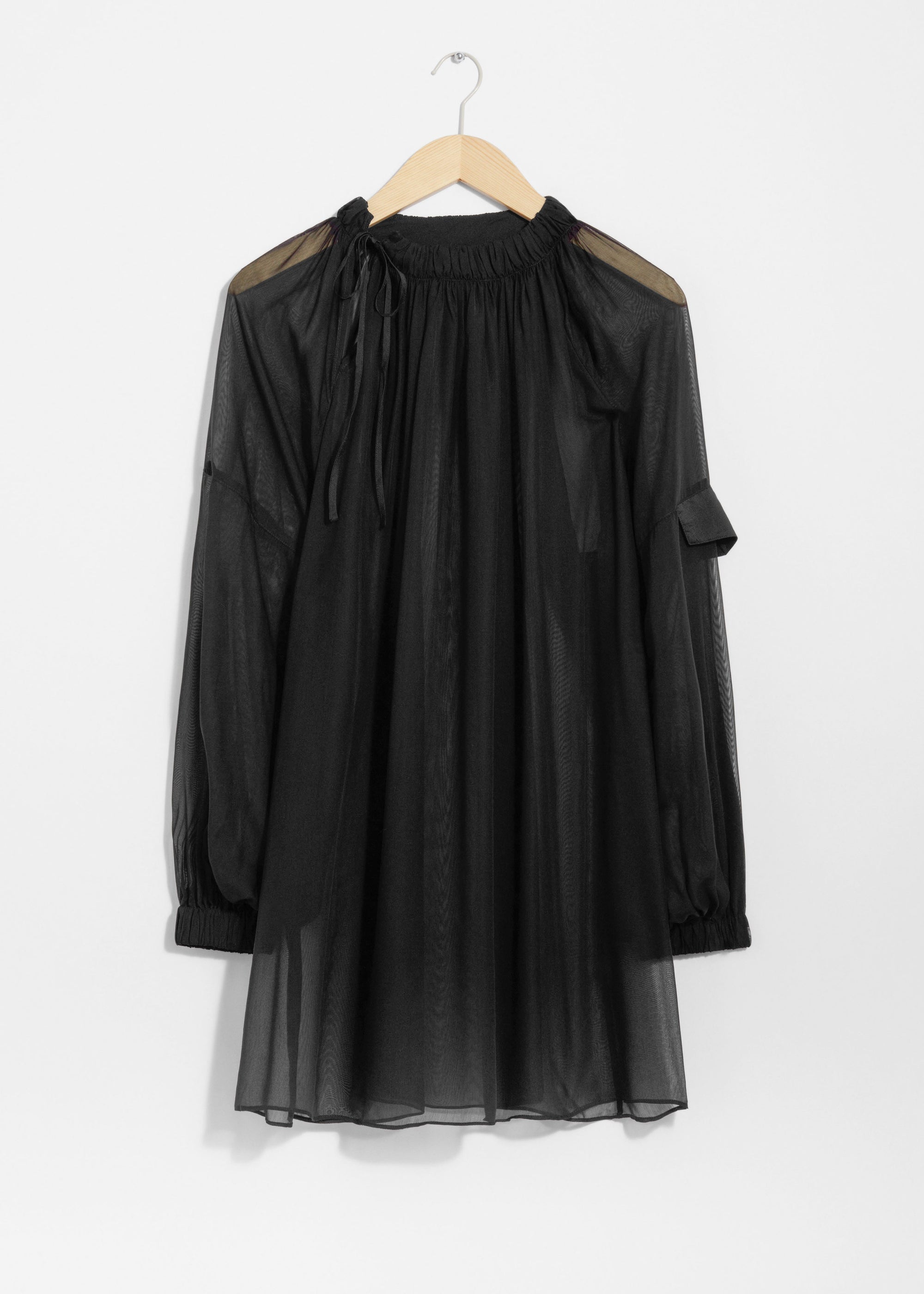 & Other Stories - Glory Minidress - Black -