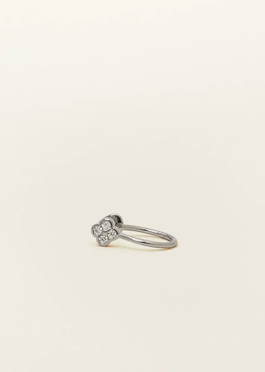 Aiori - Clover Ear Cuff - Silver -