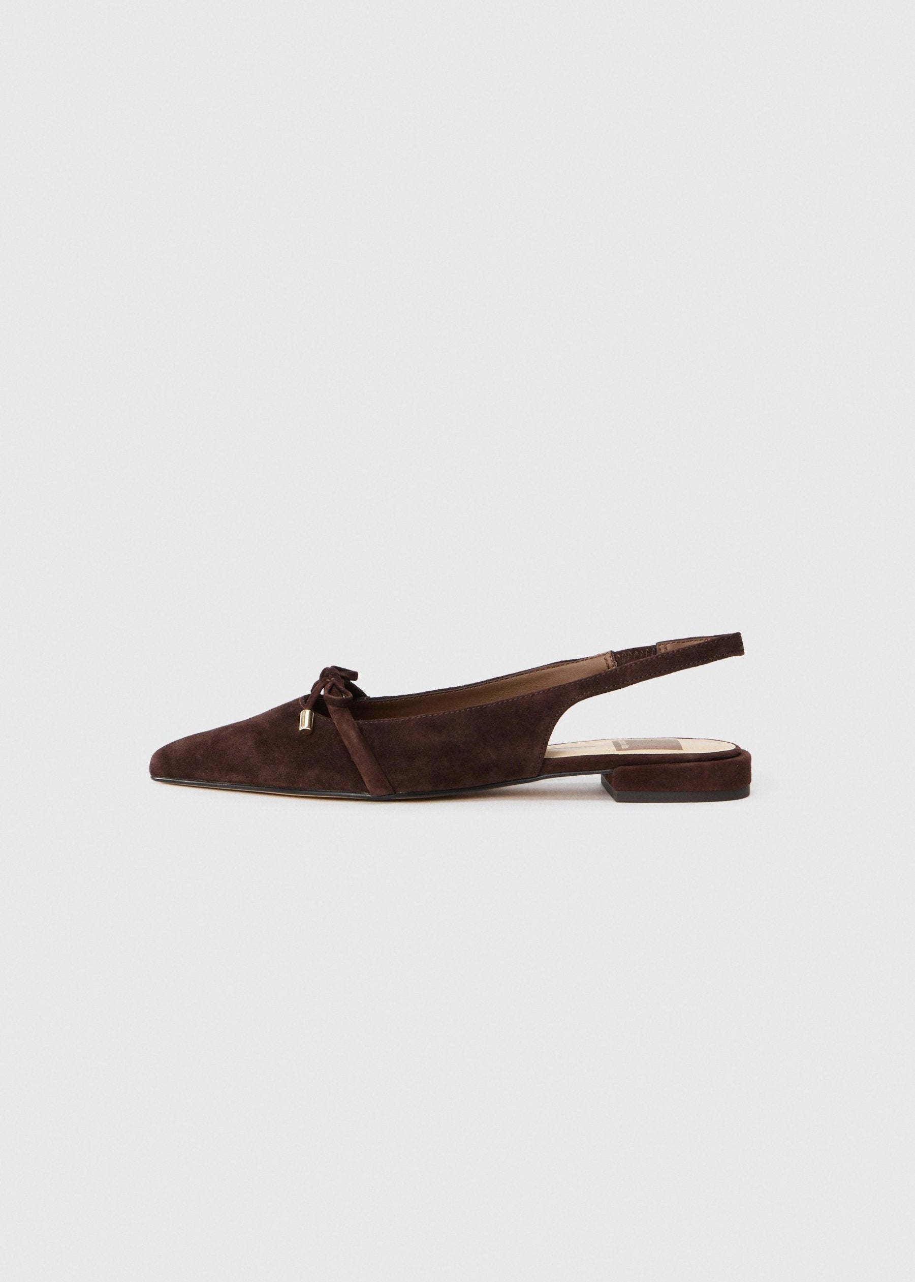 Dolce Vita - Payge Slingback Flats - Mahogany -