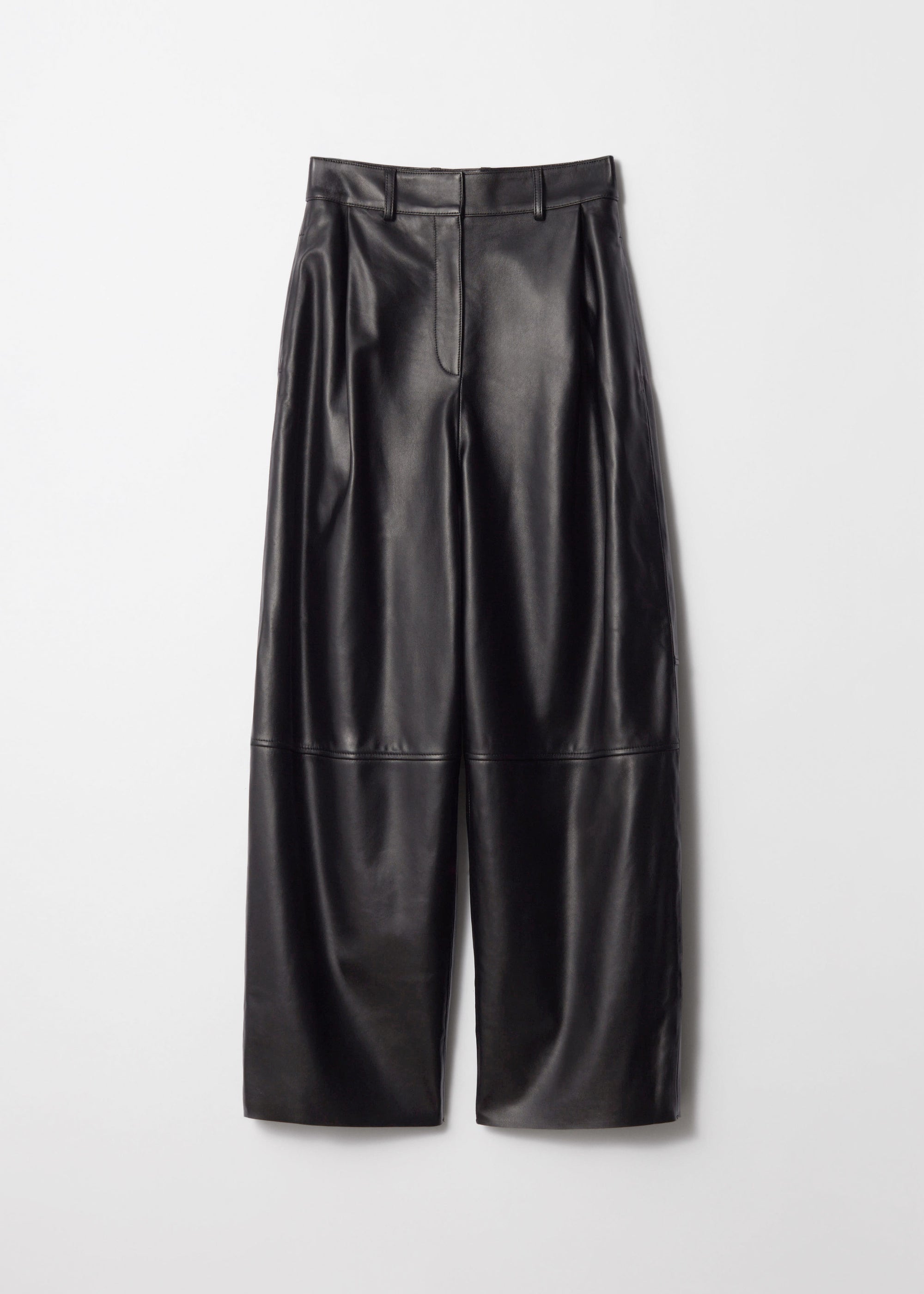 & Other Stories - Alexa Leather Trousers - Black -