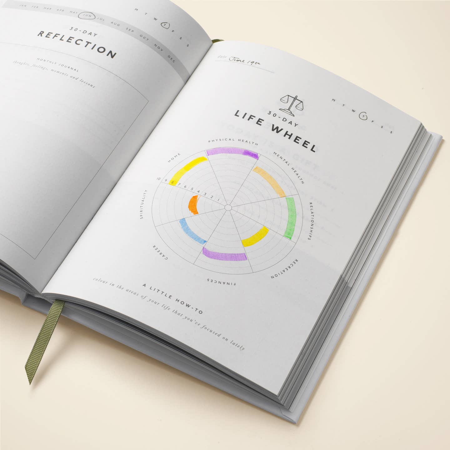 Papier - Hardcover Guided Gratitude Journal - Reflect -