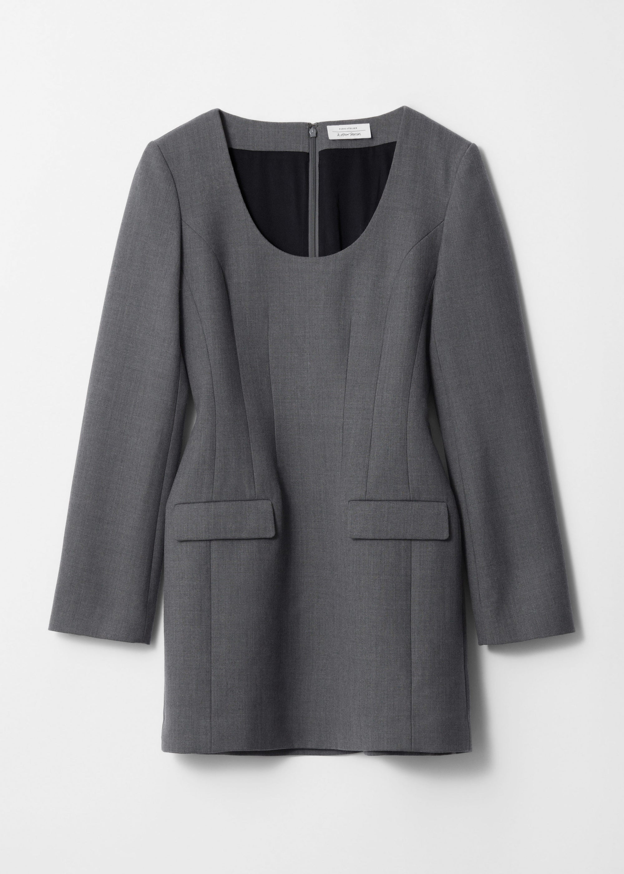 & Other Stories - Addy Dress - Grey -