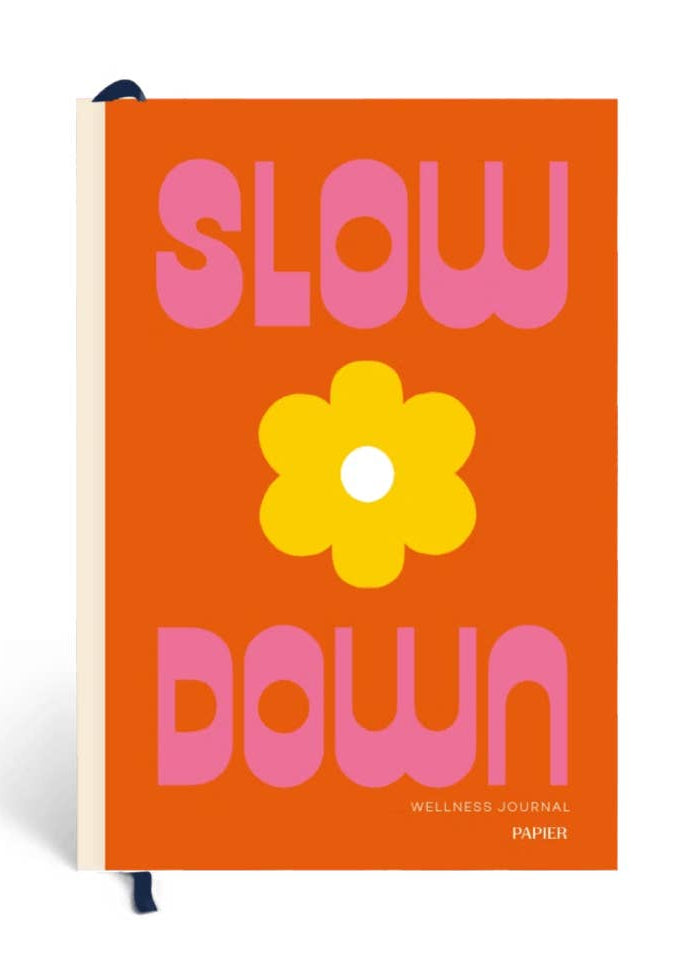 Papier - Hardcover Guided Wellness Journal - Slow Down -