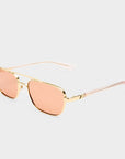 Le Specs - Le Mimi Sunglasses - Gold Cinnamon Tint -
