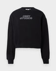 Obey - Studios Cropped Crew - Outline Black -