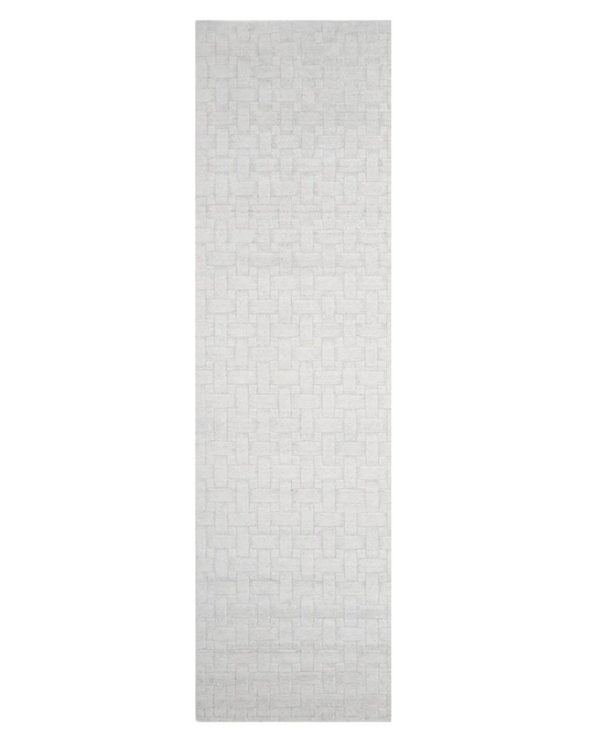 Solo Rugs - Peyton Hand Loomed Contemporary Modern Area Rug - 2.6X8 Alabaster Modern - Contemporary