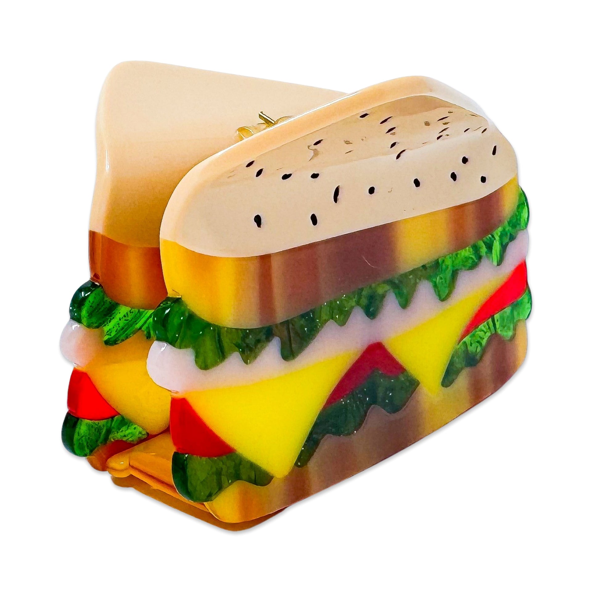Jenny Lemons - Large Deli Sandwich Hair Claw Clip -