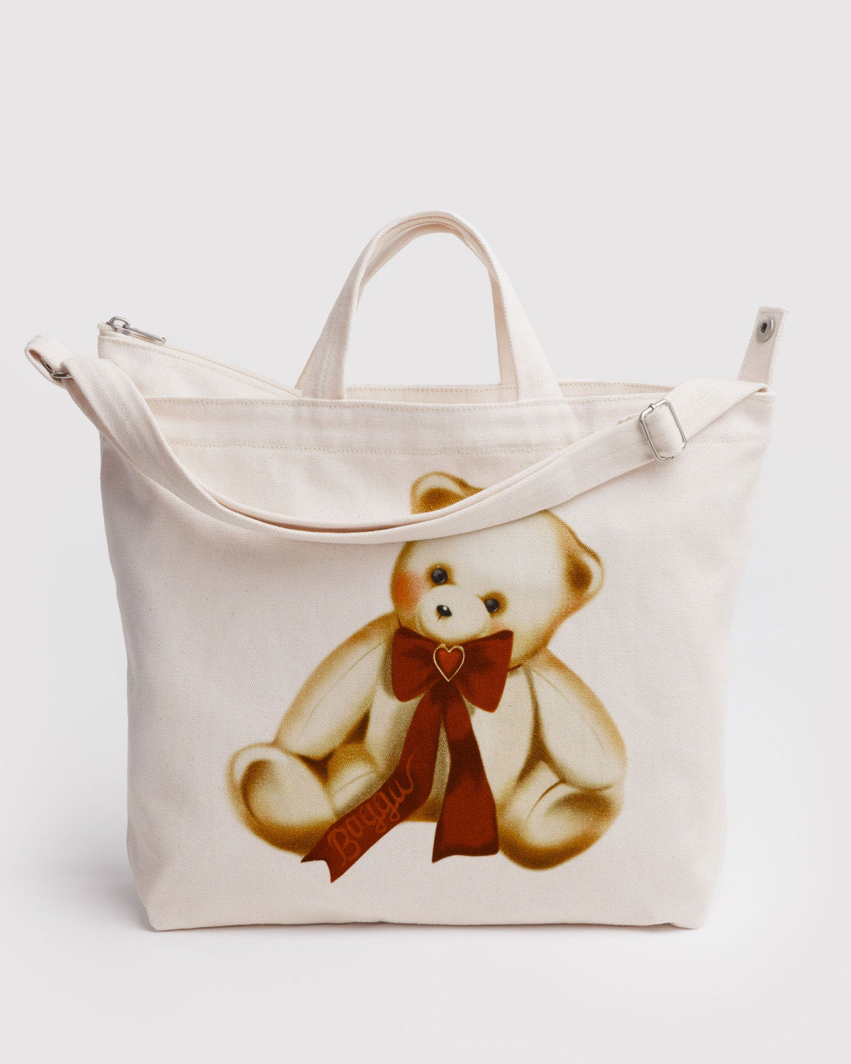 Baggu - Horizontal Zip Duck Bag - Teddy Bear -
