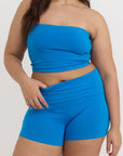 Organic Basics - Flex Tube Top - Azure Blue -