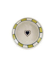 Creative Co. - Hand-Painted Stoneware Dish - Hearts -