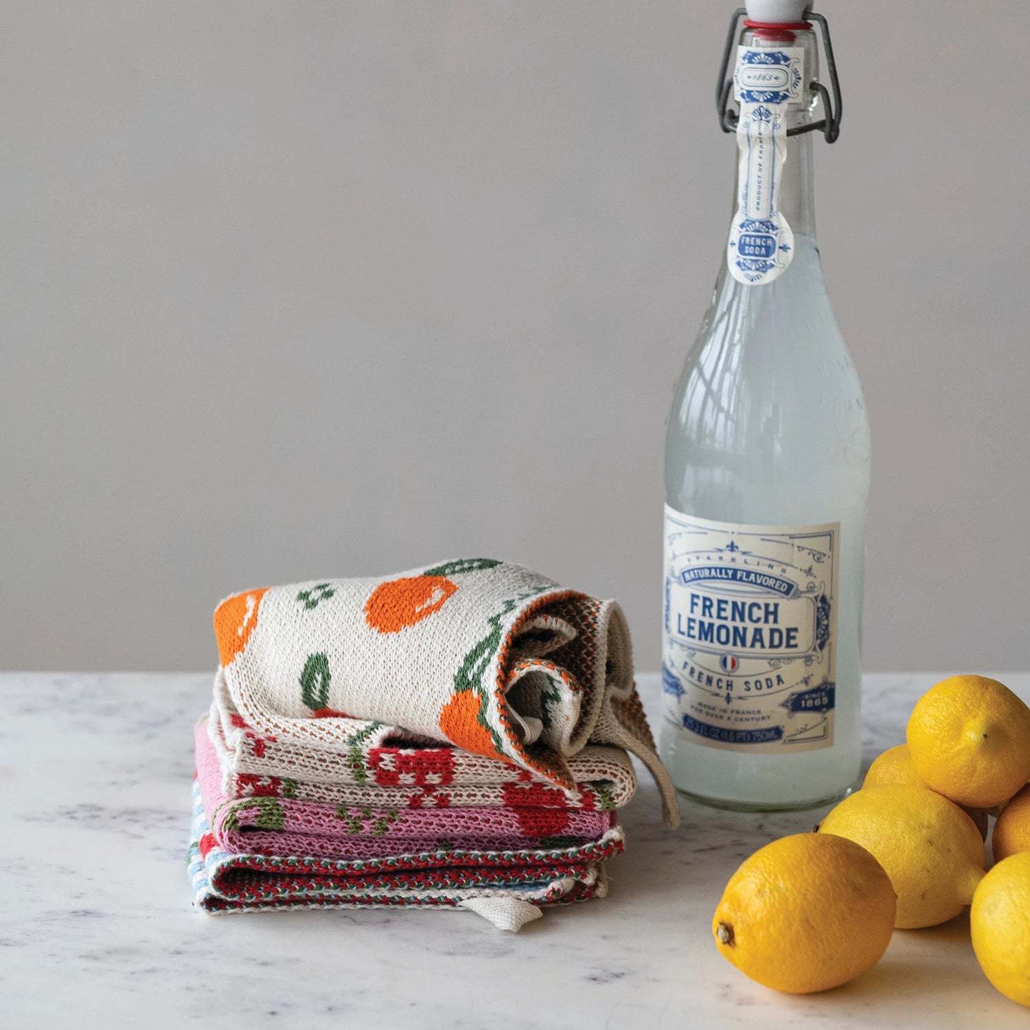 Creative Co. - Fruit Cotton Knit Napkins, Set of 4 -