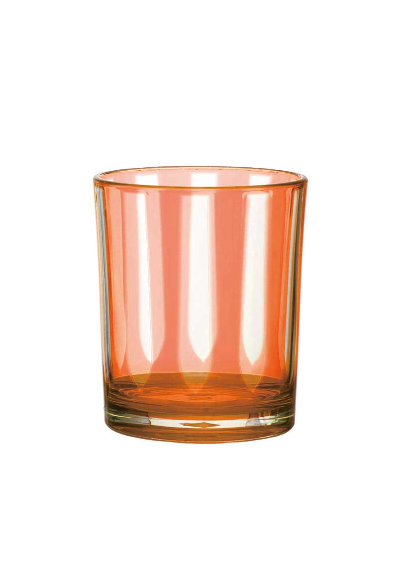 Creative Co. - Stripe Drink Tumbler - Orange -