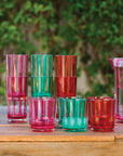 Creative Co. - Stripe Drink Tumbler - Orange -