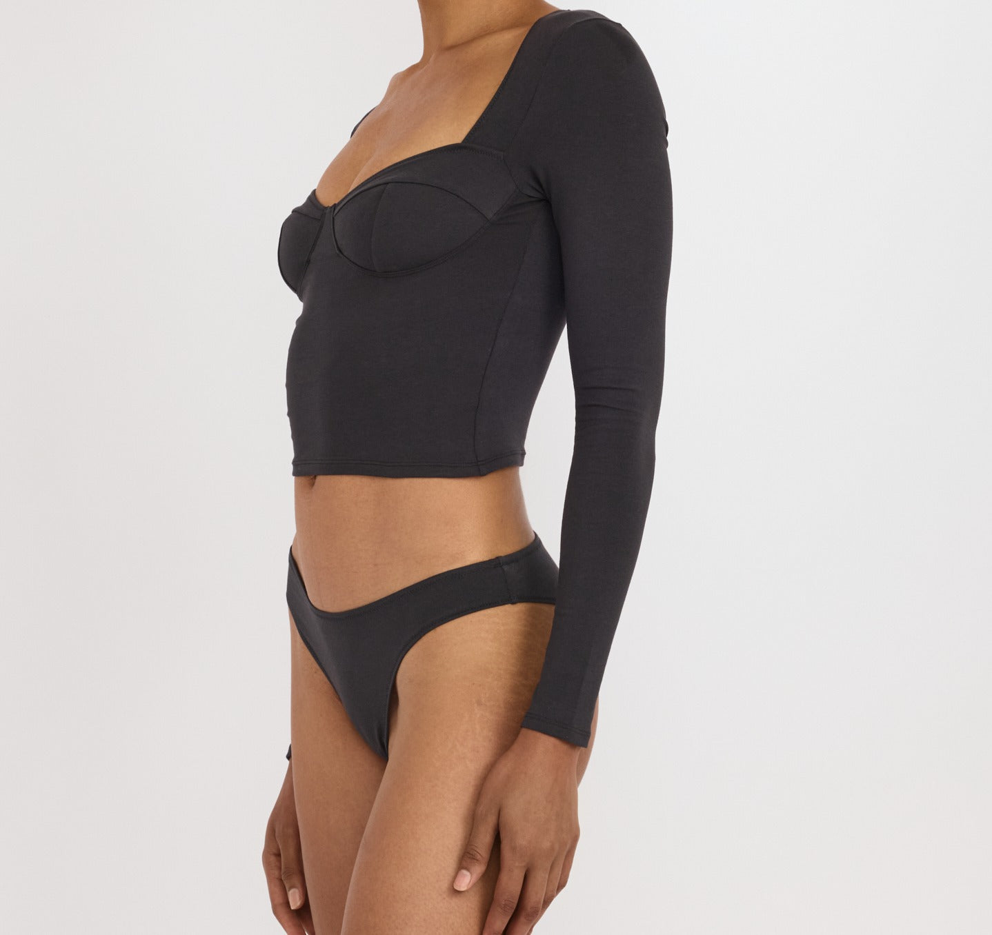 Organic Basics - Core Icon Brazilian Briefs - Black -