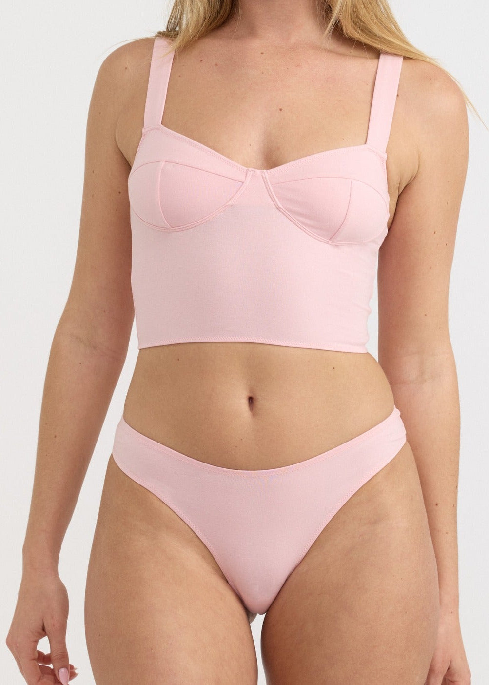 Organic Basics - Core Icon Brazilian Briefs - Marshmallow Pink -