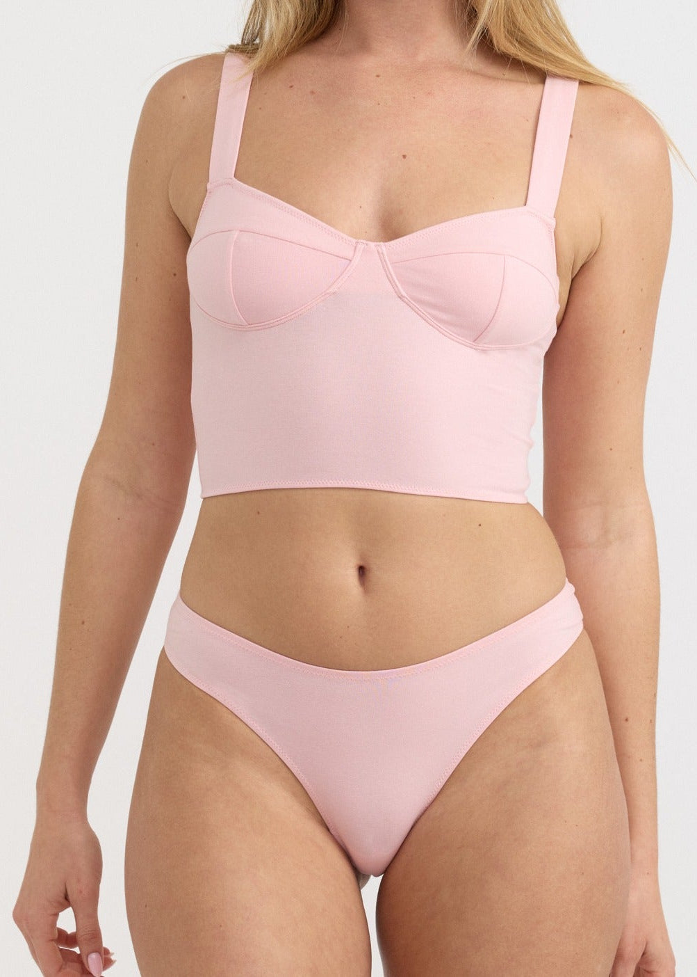 Organic Basics - Bare Thong - Marshmallow Pink -