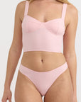 Organic Basics - Bare Thong - Marshmallow Pink -