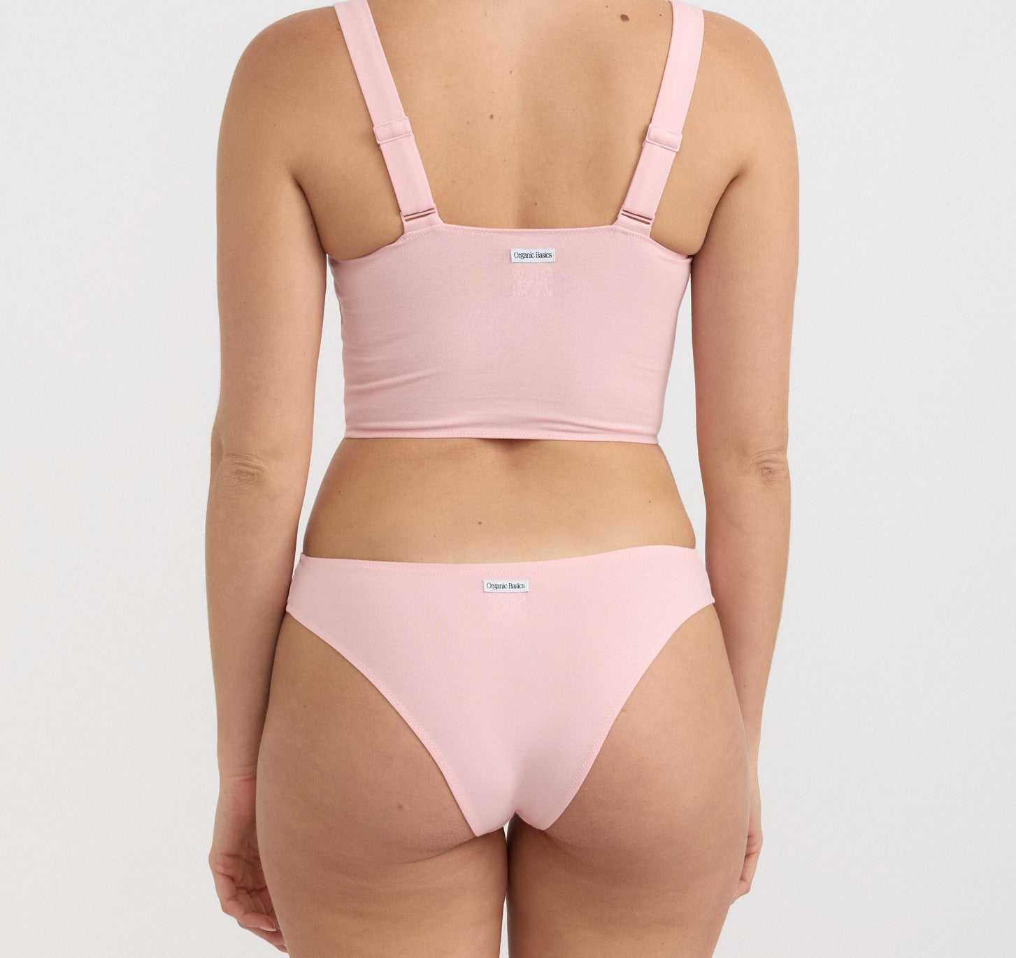 Organic Basics - Core Icon Brazilian Briefs - Marshmallow Pink -