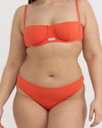 Organic Basics - Core Icon Brazilian Briefs - Vibrant Red -